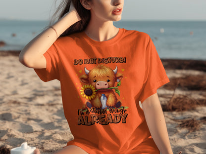 Do Not Disturb I'm Disturbed Already Graphic Tee