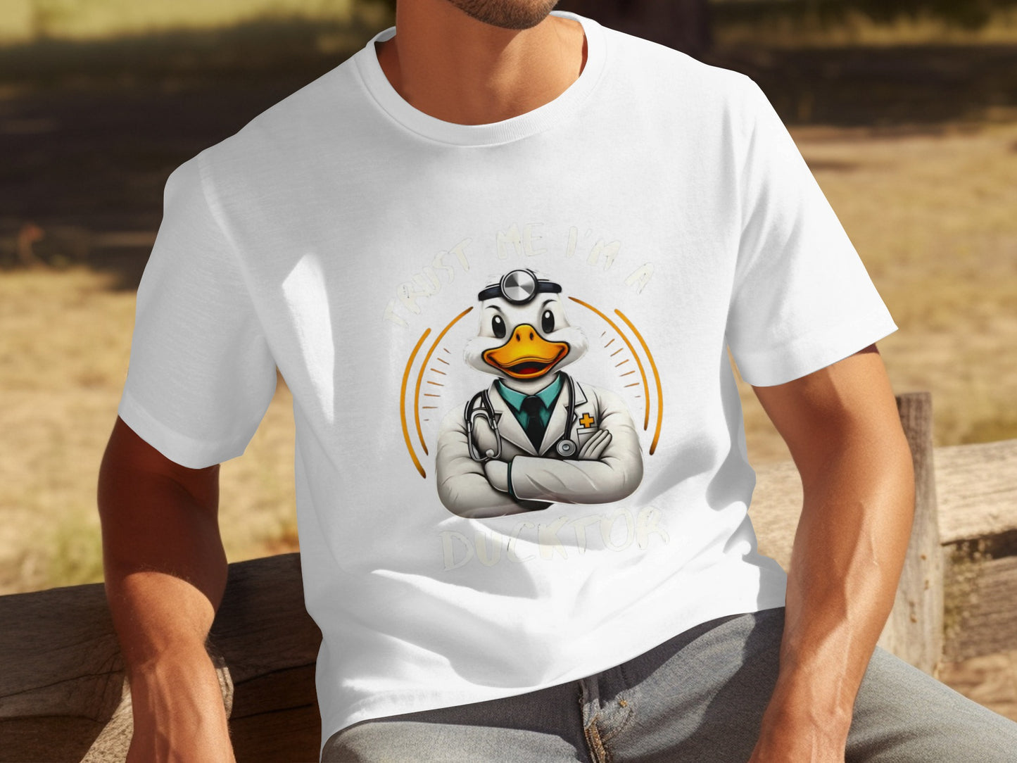 Trust Me I'm a Ducktor Funny Cartoon T-Shirt