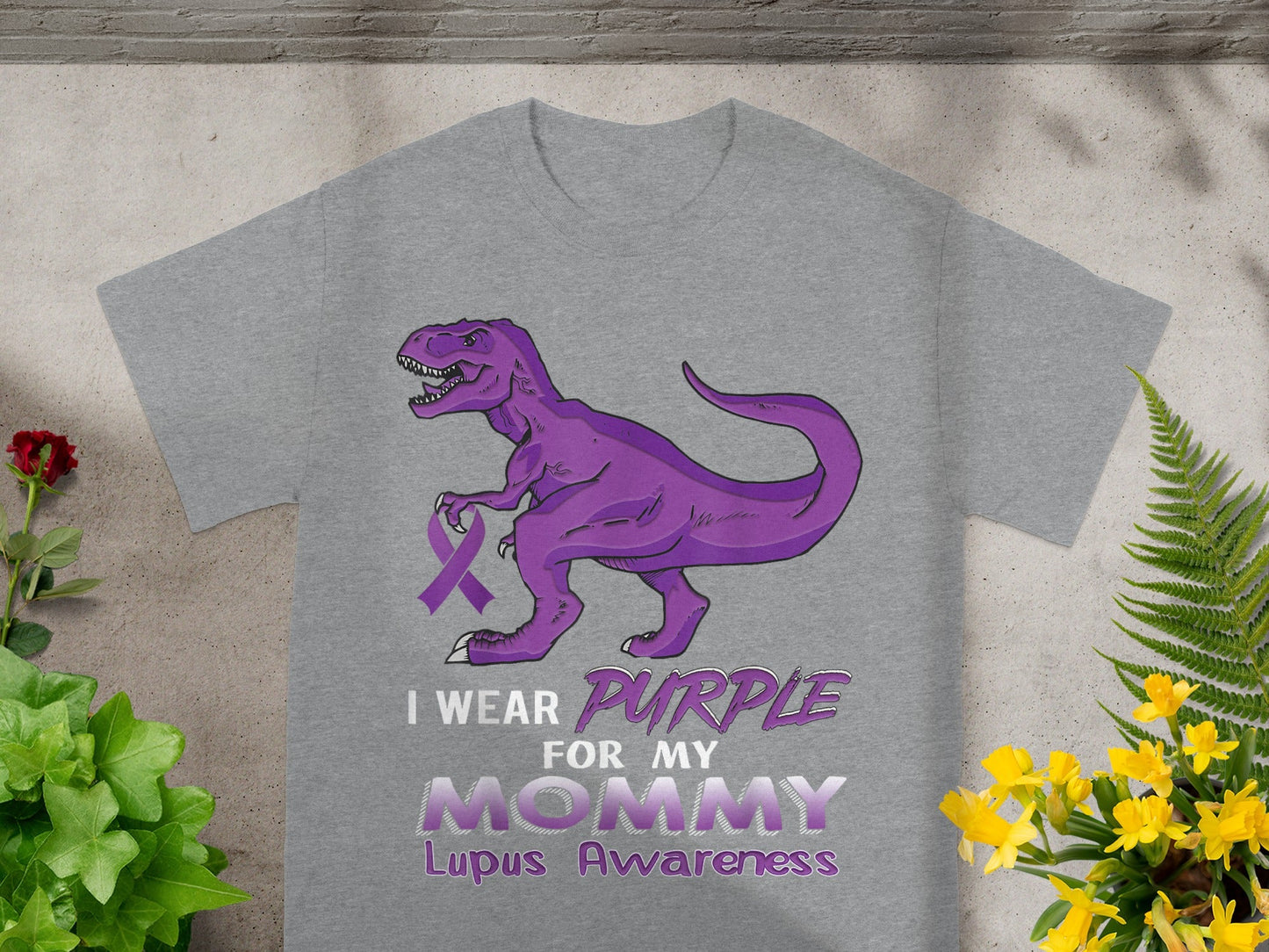 I Wear Purple for My Mommy Lupus Awareness T-Shirt