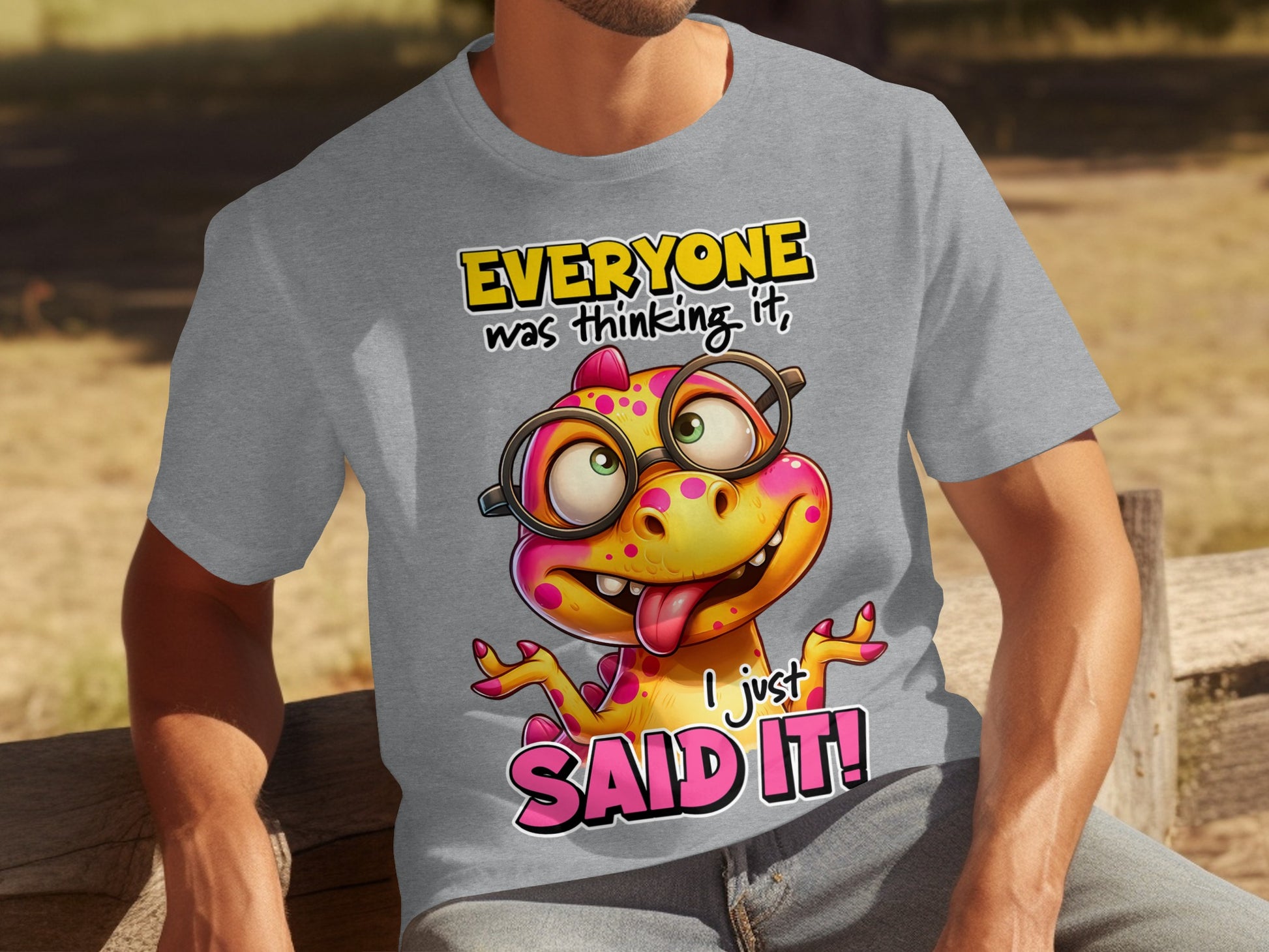 Funny Chameleon Everyone Was Thinking It T-Shirt