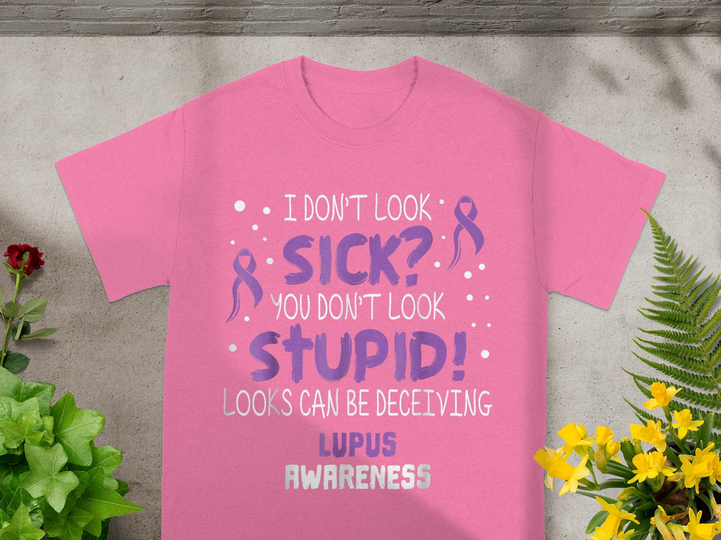Looks Can Be Deceiving Lupus Awareness T-shirt