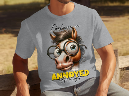 Believe in Annoyed at First Sight Graphic T-Shirt