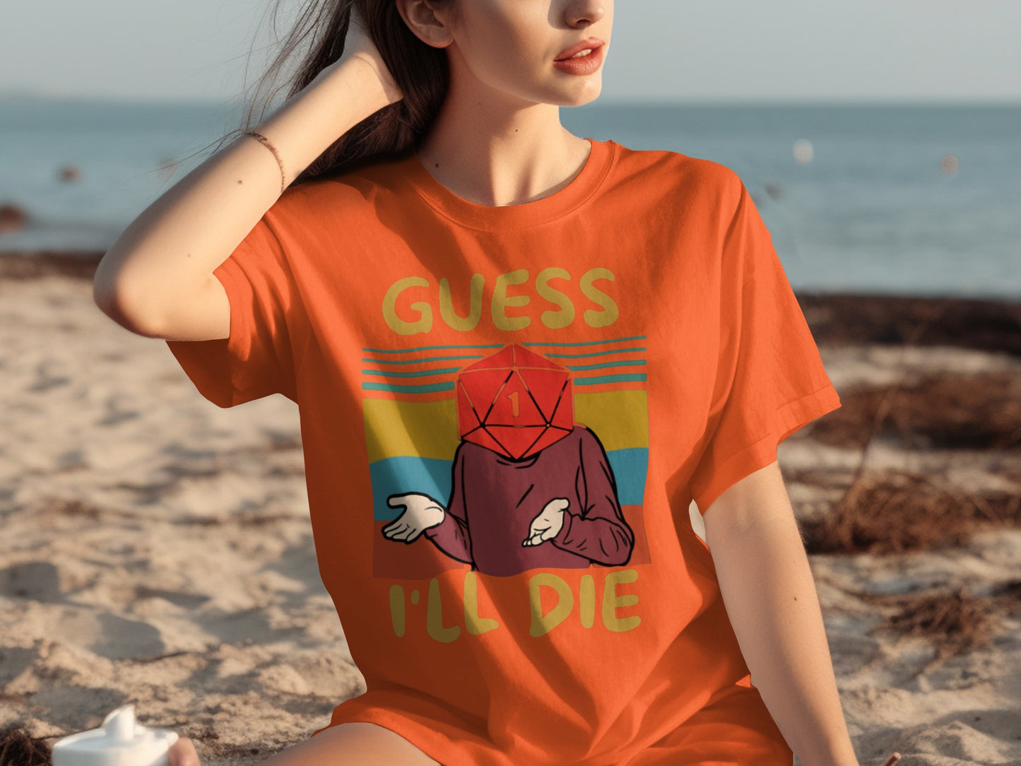 Guess I'll Die Graphic T-Shirt Retro Design