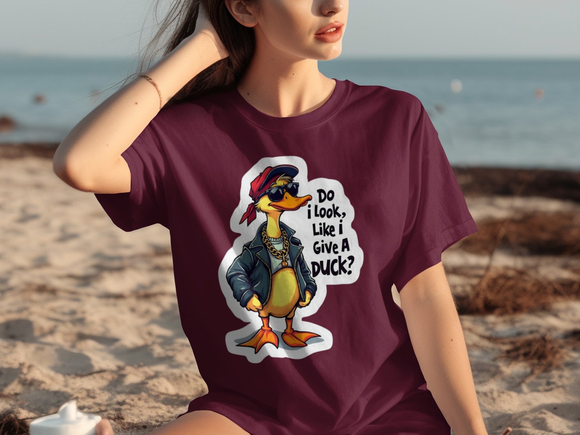 Do I Look Like I Give A Duck Graphic T-Shirt