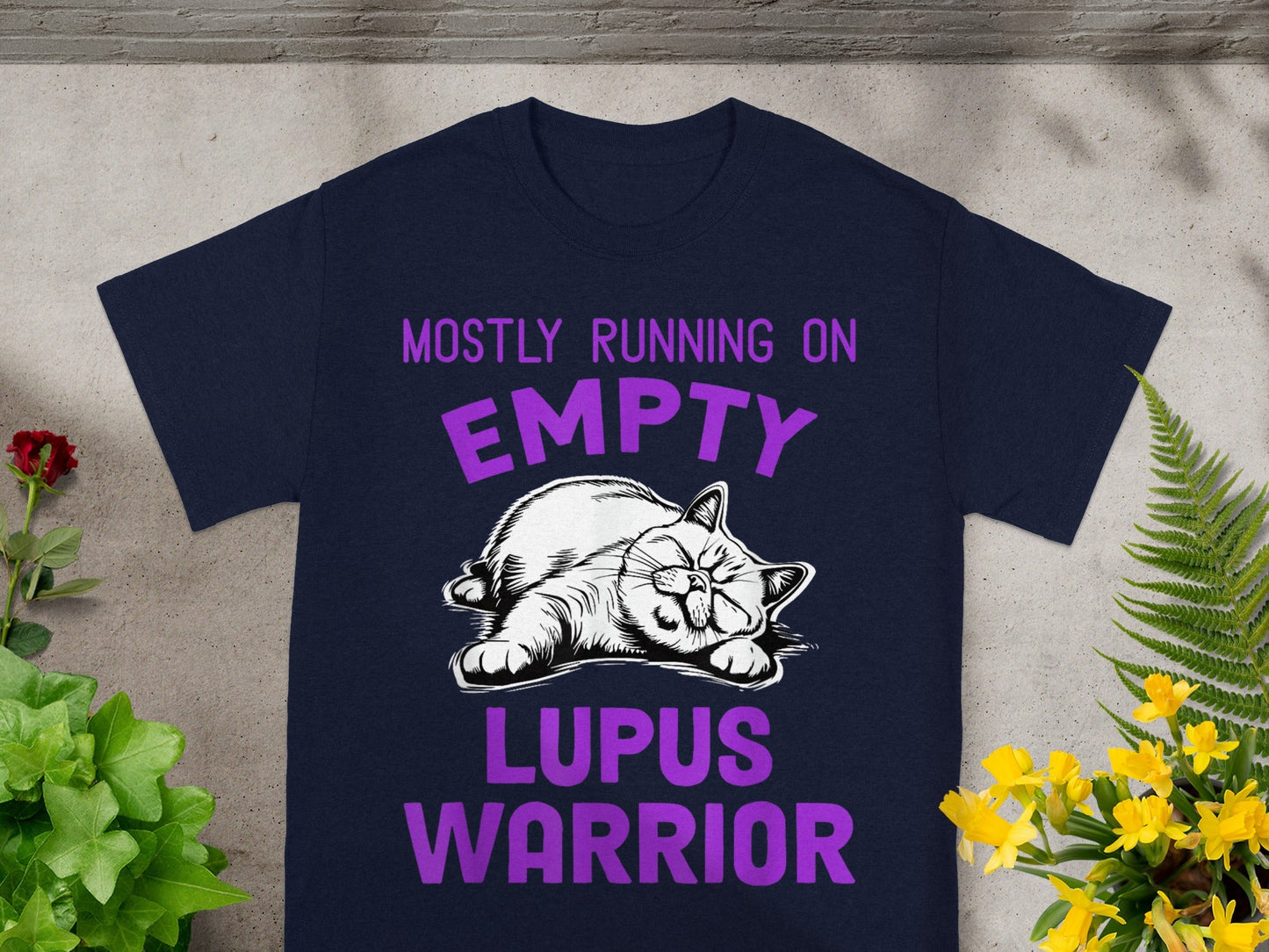 Mostly Running on Empty Lupus Warrior T-shirt