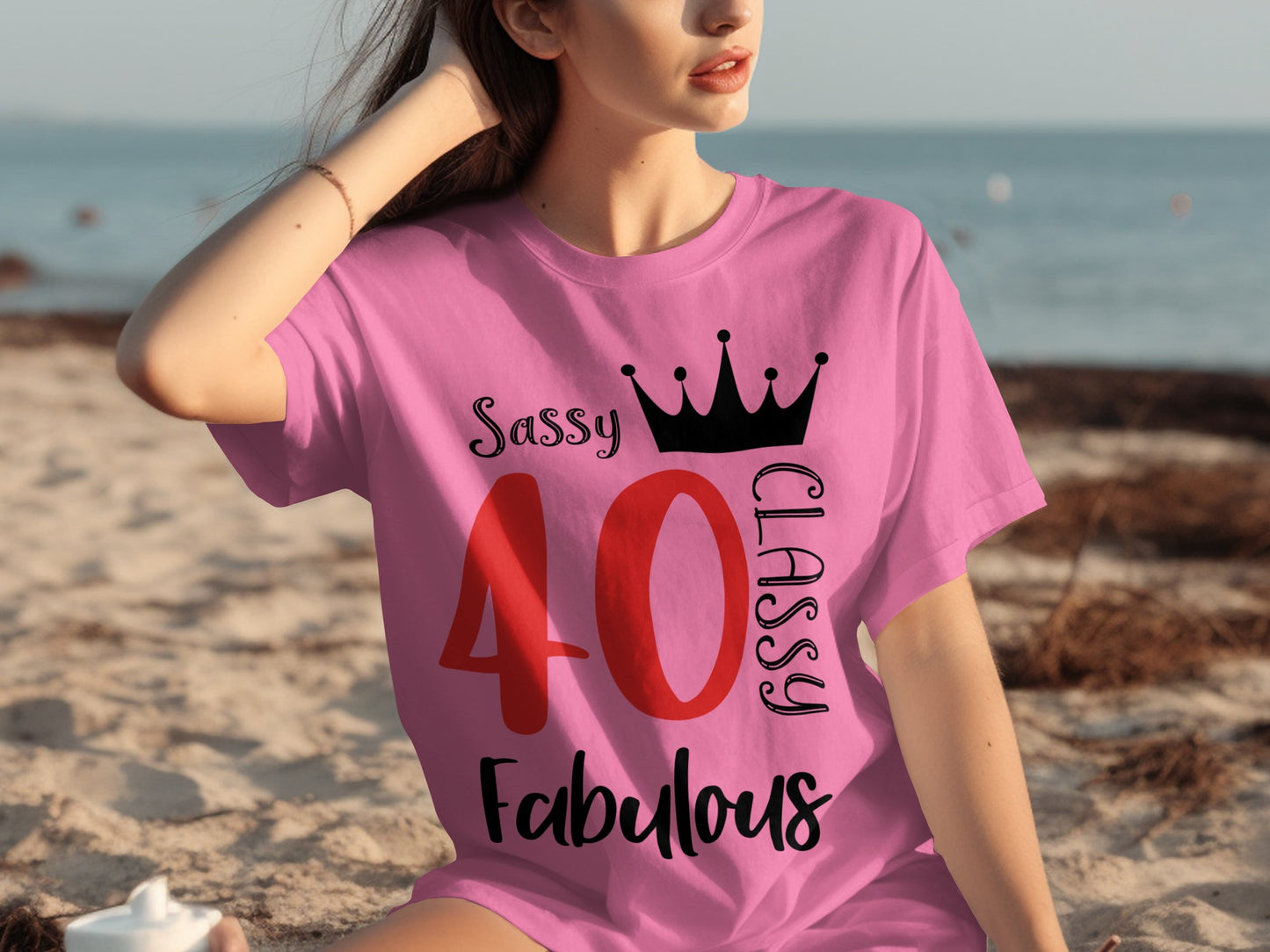 Sassy Classy Fabulous 40th Birthday Women's Shirt