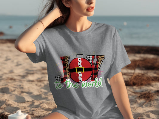 Joy to the World Graphic Tee Comfortable Shirt