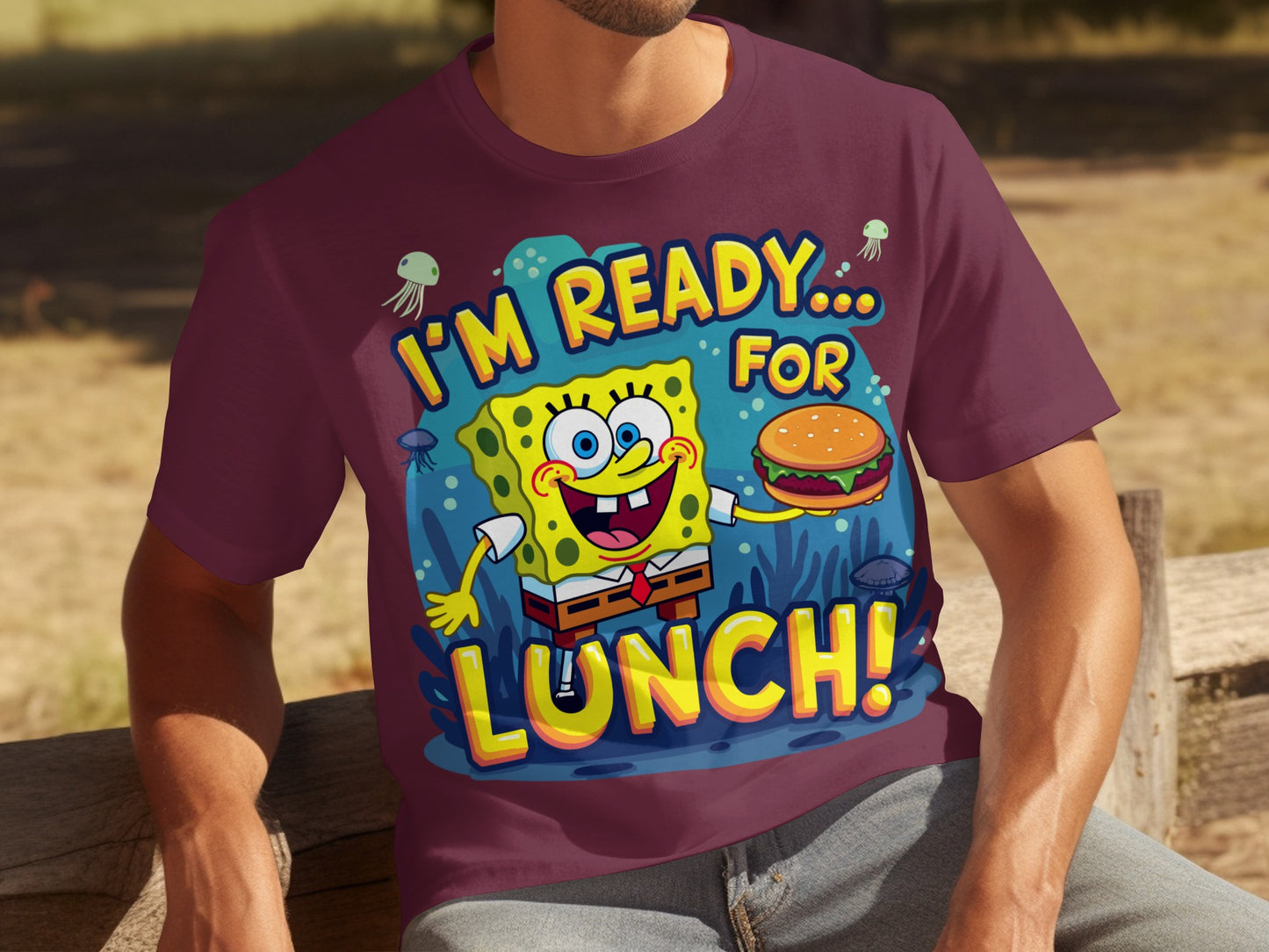 I'm Ready For Lunch SpongeBob Graphic T-Shirt