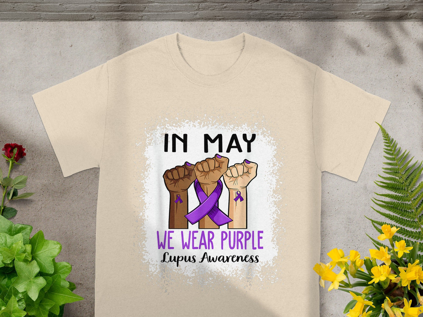 In May We Wear Purple Lupus Awareness Shirt