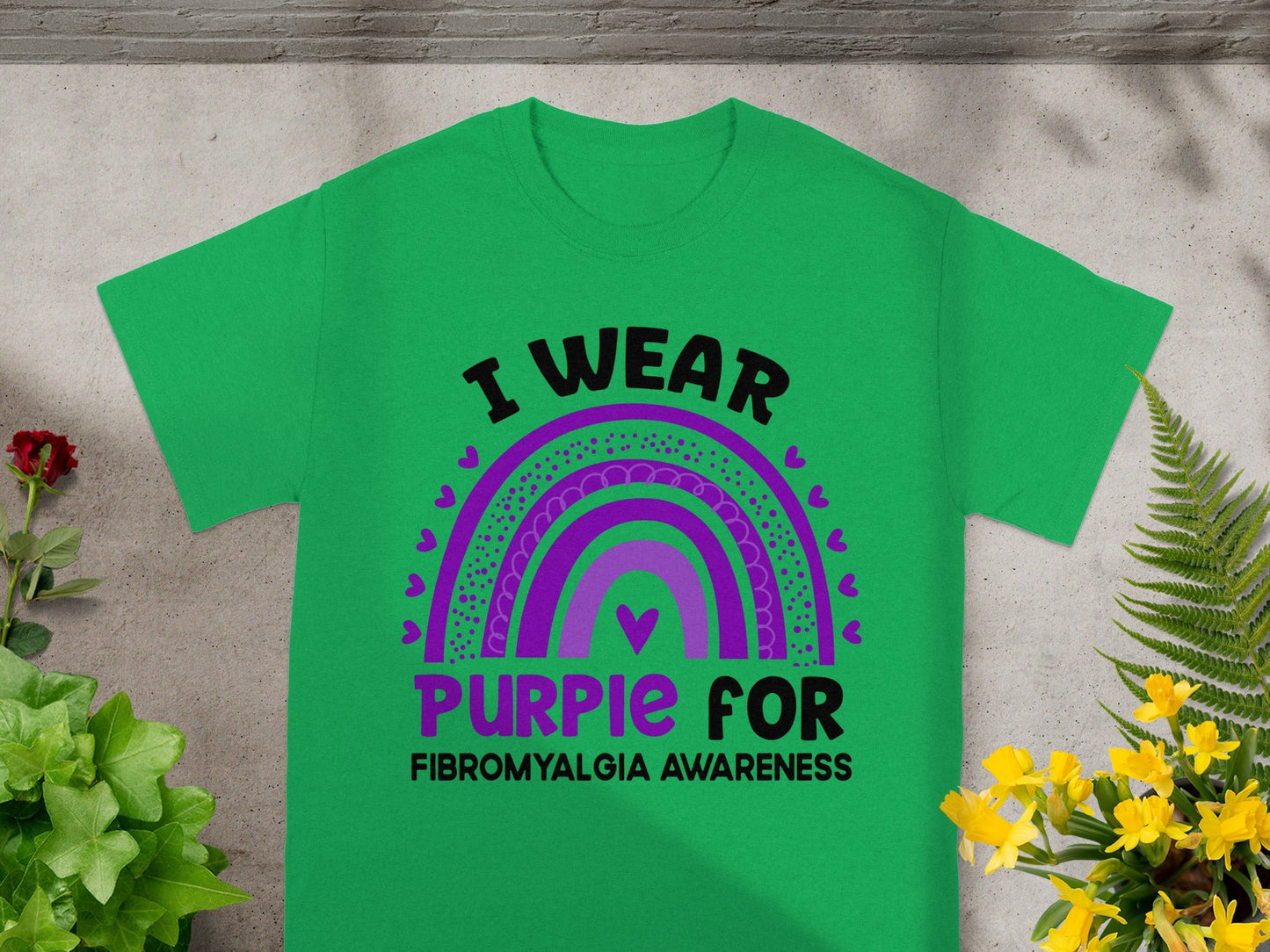 I Wear Purple for Fibromyalgia Awareness T-Shirt