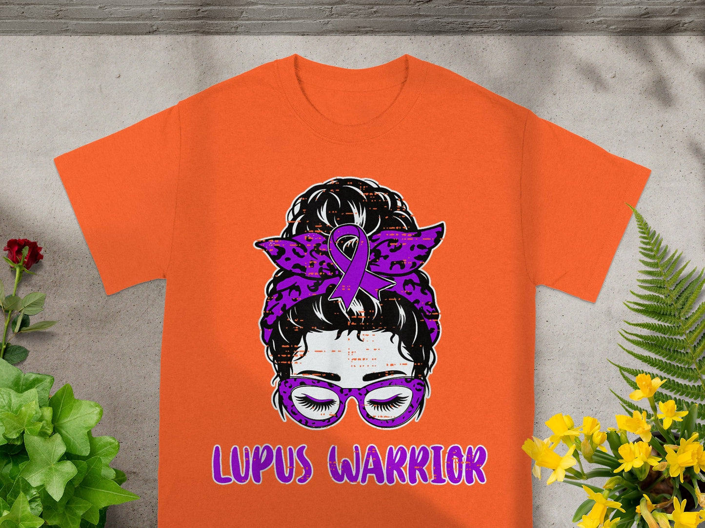 Lupus Warrior Graphic Teal Ribbon Awareness Shirt