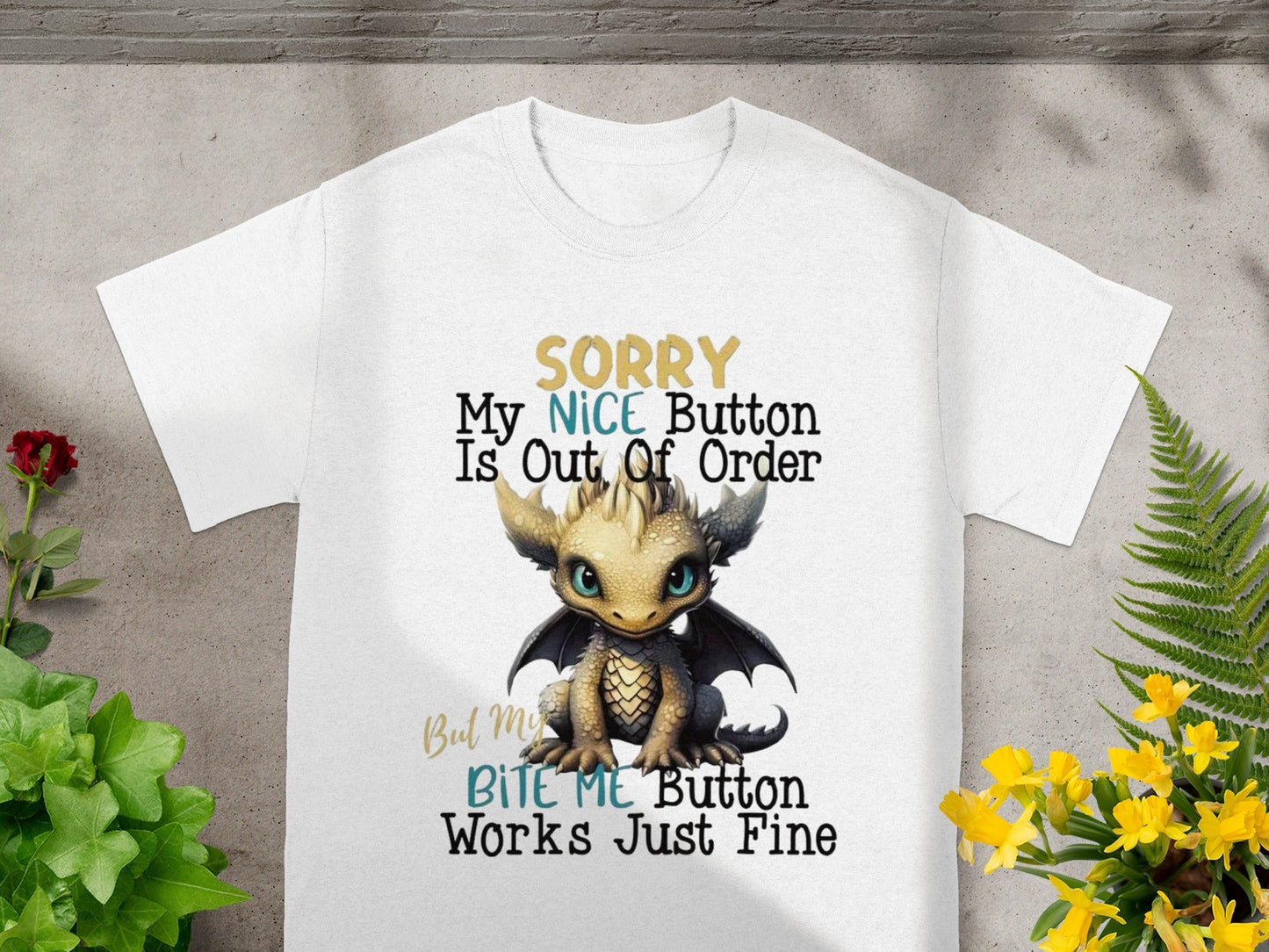 Sorry My Nice Button Is Out Of Order T-Shirt