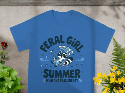 Feral Girl Summer Wild and Free Energy T-shirt