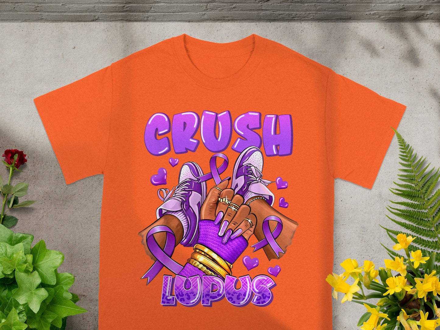 Crush Lupus Awareness Graphic T-Shirt