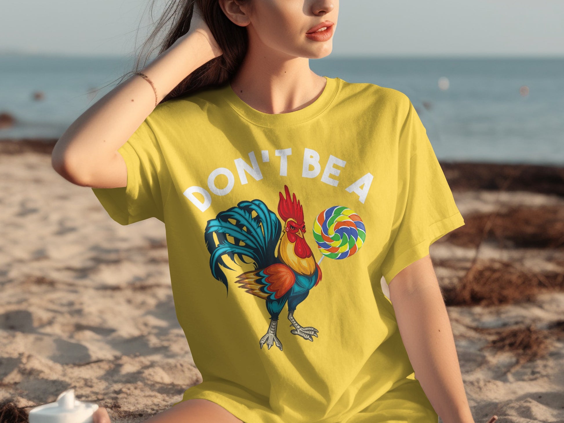 Don't Be A Rooster Wearing Lollipop Funny Shirt