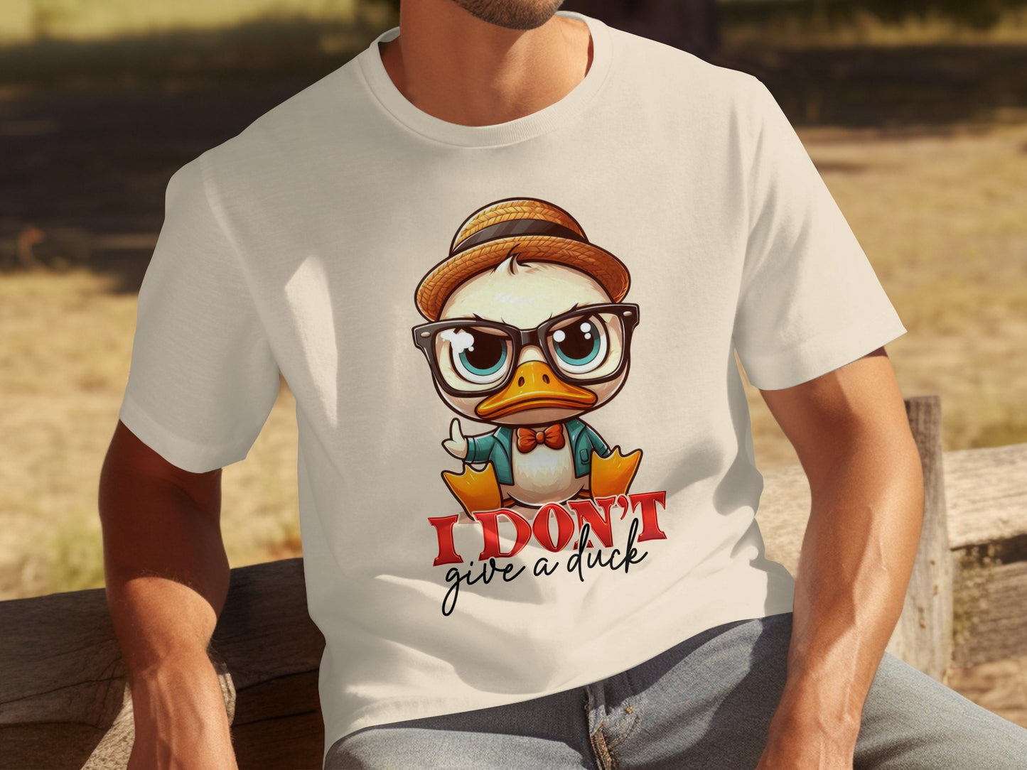 I Don't Give A Duck Graphic Printed T-Shirt product