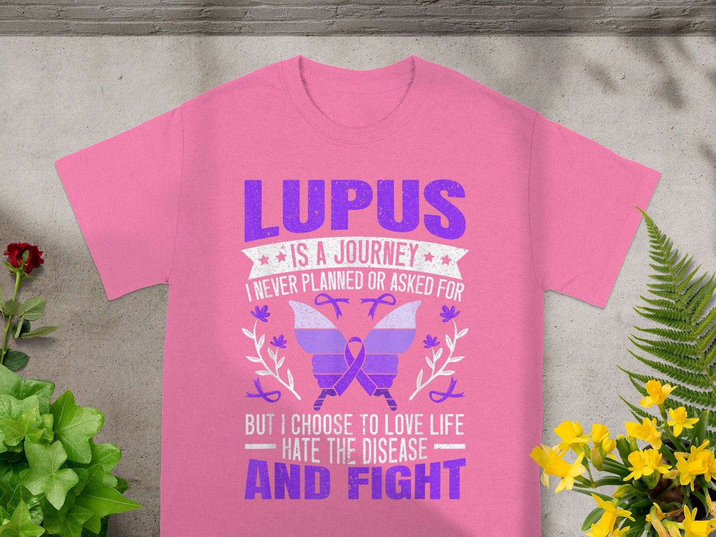 Lupus is a Journey Inspirational Quote T-Shirt