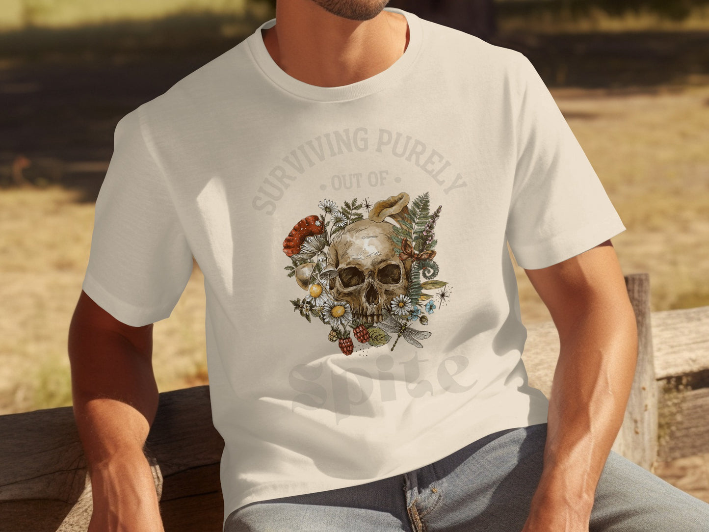 Surviving Purely Out Of Spite Graphic T-Shirt