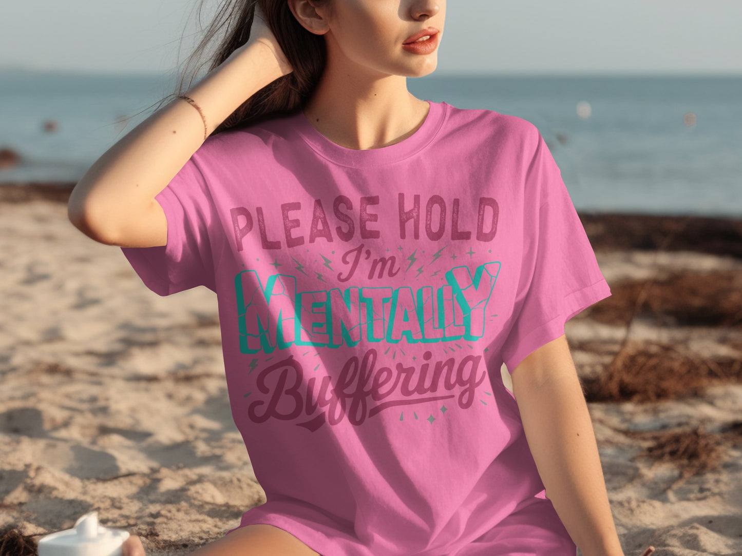 Please Hold I'm Mentally Buffering T-shirt