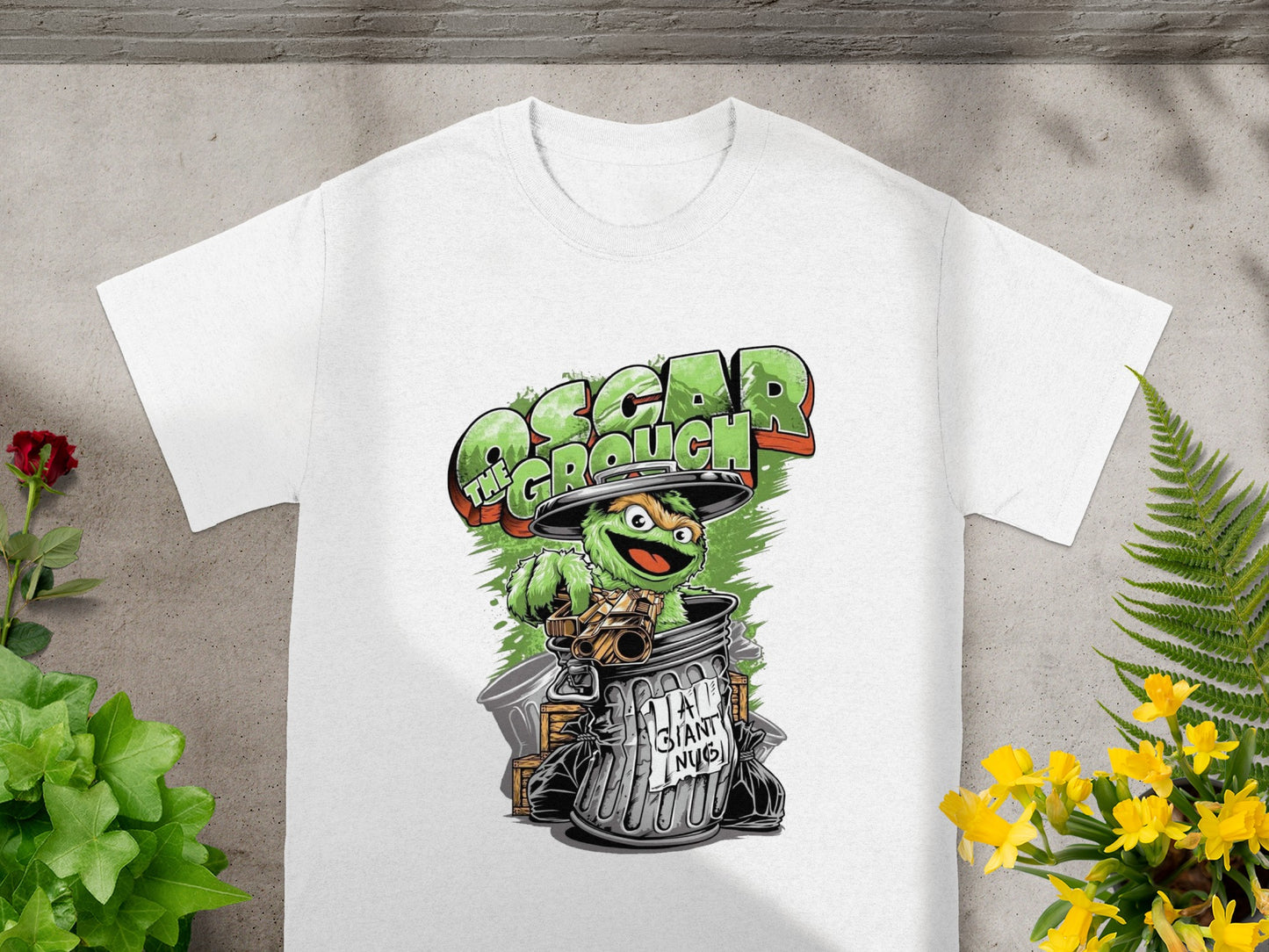 Oscar the Grouch Giant Nug T-shirt