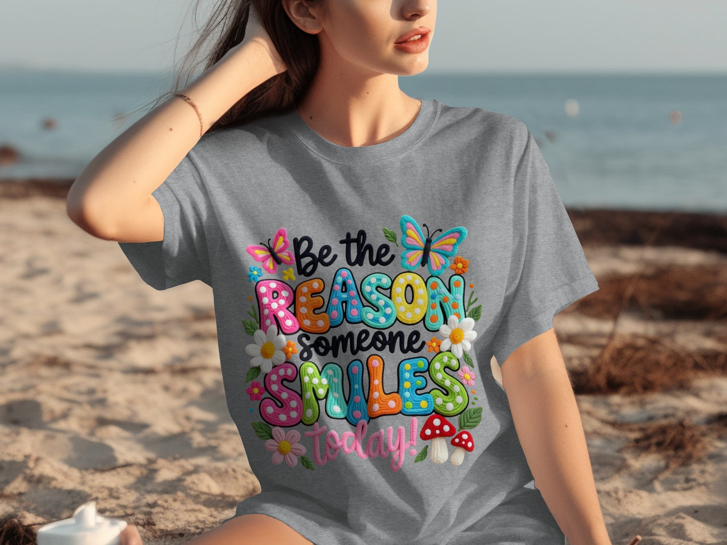 Be the Reason Someone Smiles Colorful T-shirt