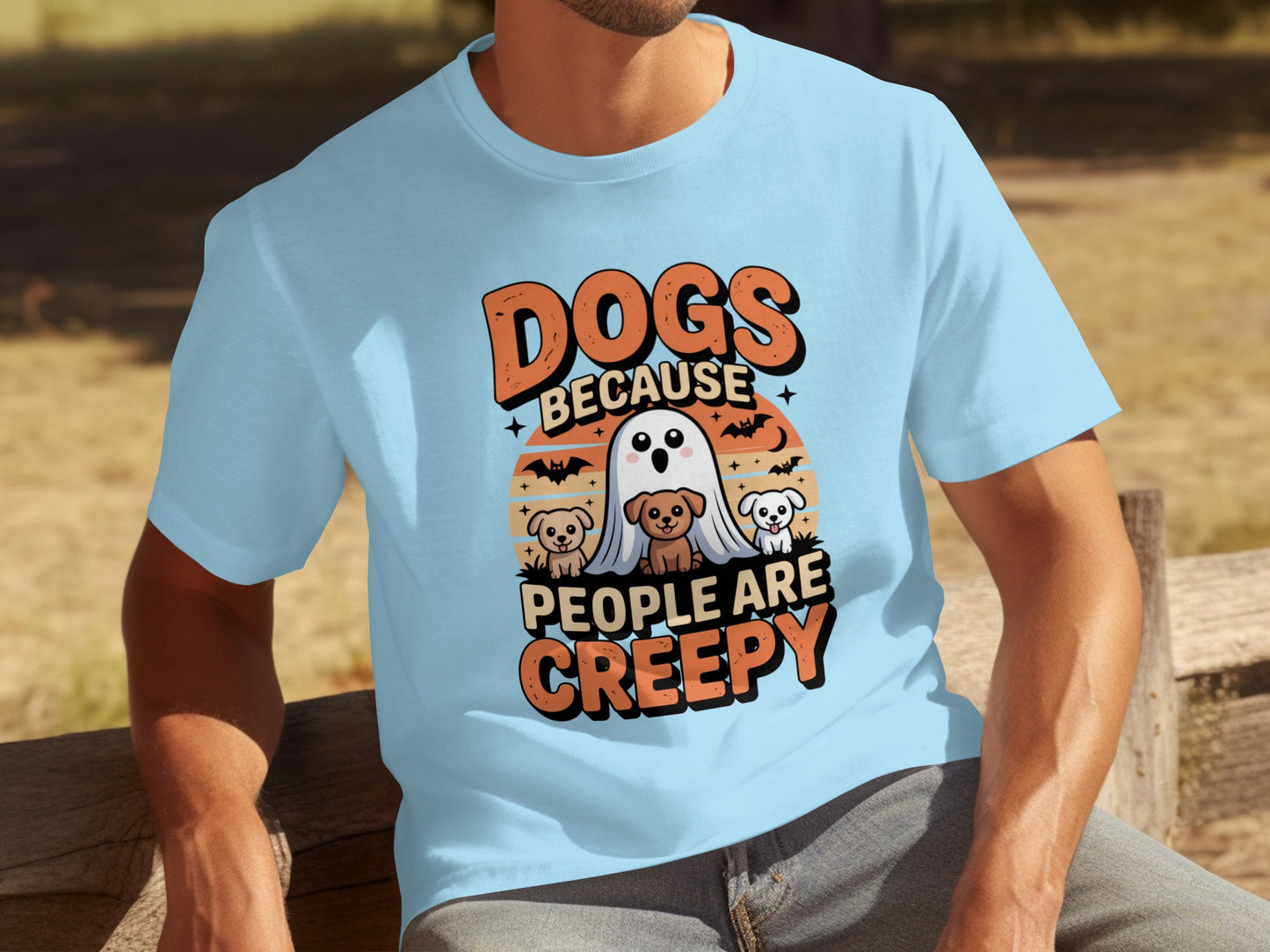 Dogs Because People Are Creepy Halloween T-shirt