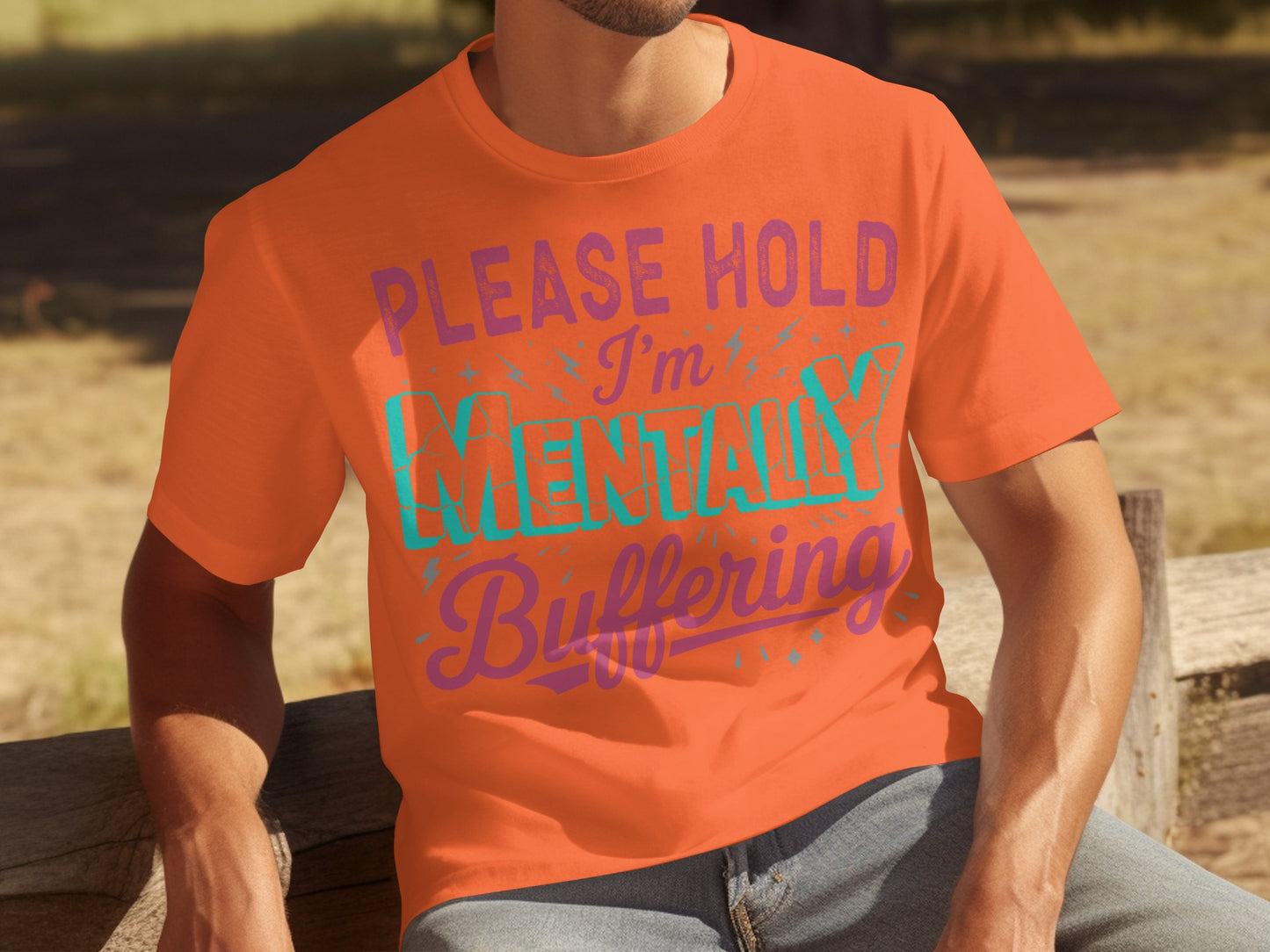 Please Hold I'm Mentally Buffering T-Shirt