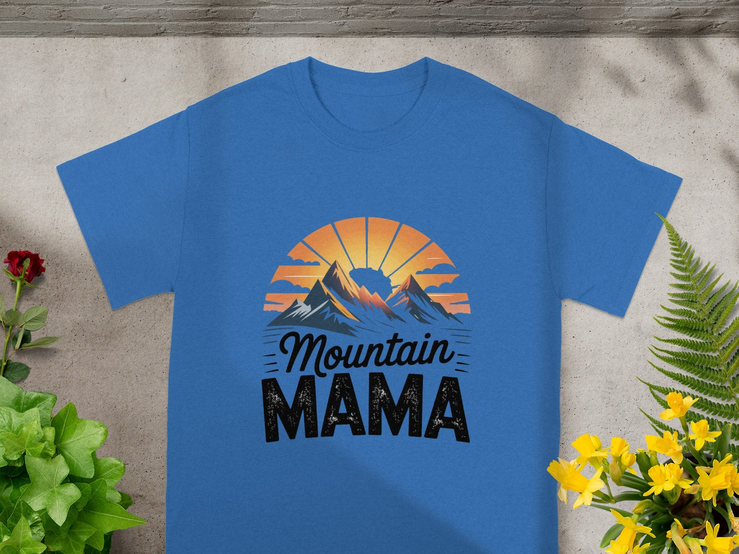 Mountain Mama Graphic Print T-Shirt for Outdoor Enthusiasts
