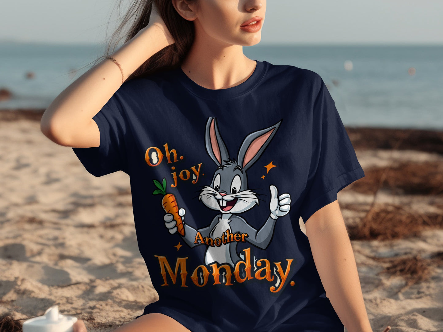 Bugs Bunny Oh Joy Another Monday Graphic T-shirt