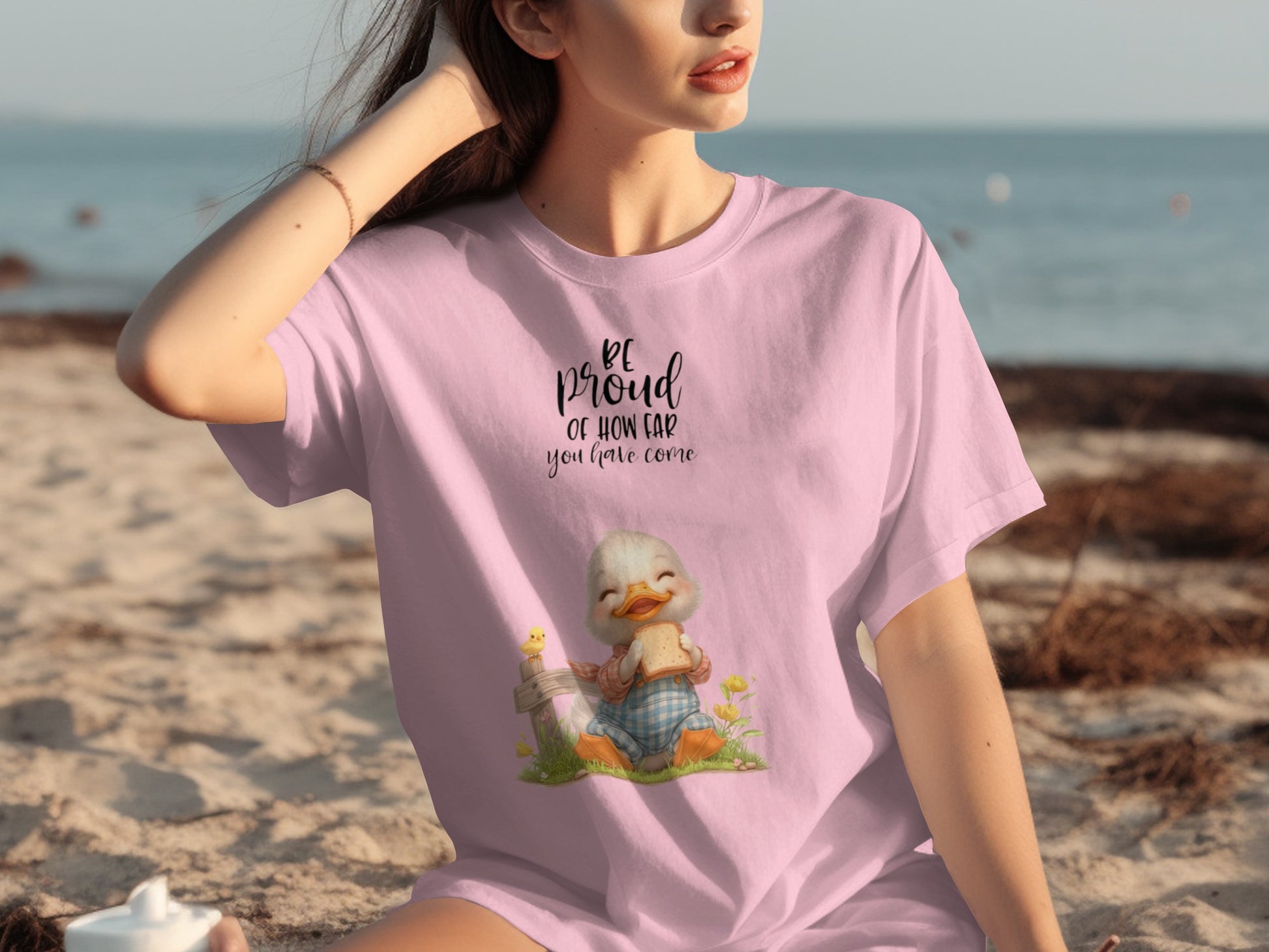 Be Proud of How Far You Have Come Duck T-shirt