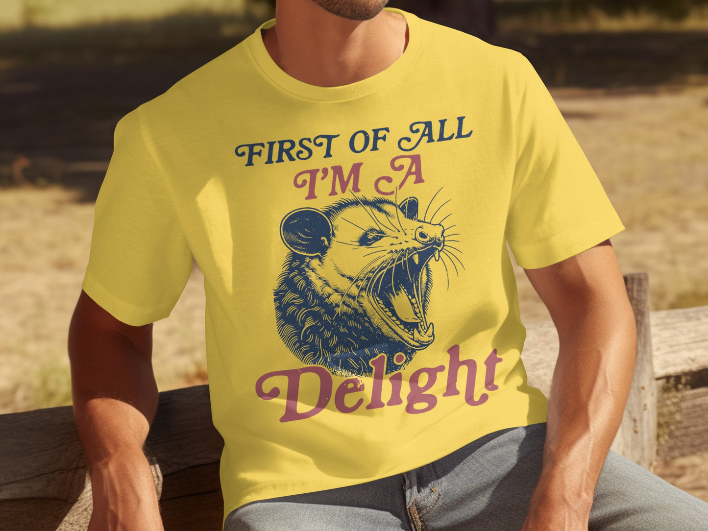 First of All I'm a Delight Funny Graphic Shirt