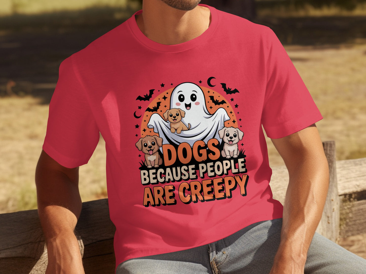 Dogs Because People Are Creepy Halloween Shirt