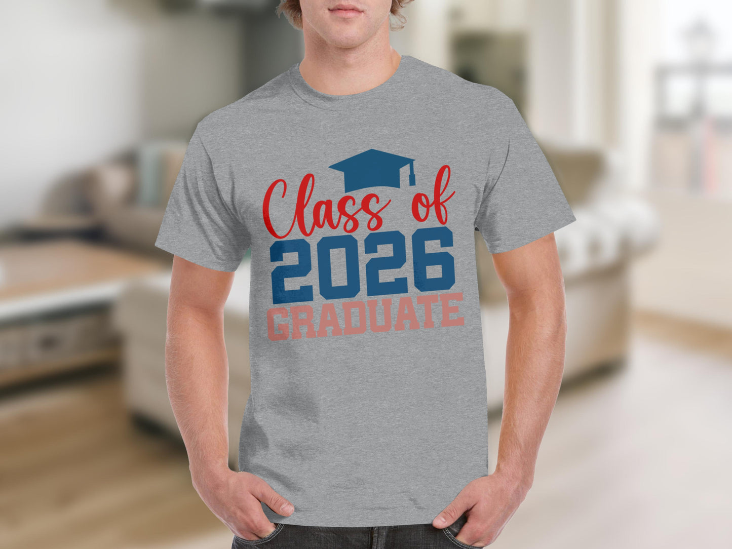 Class of 2026 Graduate T-Shirt for High School Seniors
