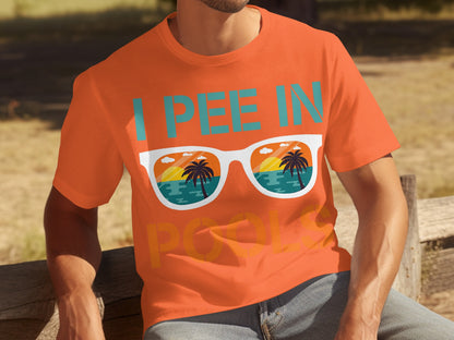 I Pee In Pools Sunglasses Palms Design Product