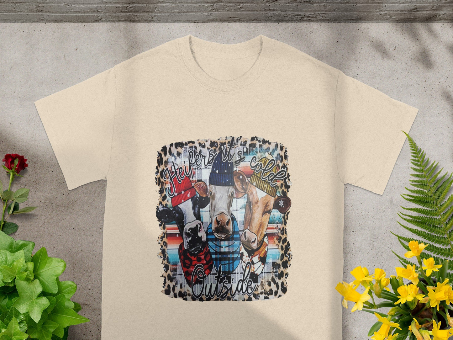 Heifer It's Cold Outside Funny Farm Graphic T-Shirt