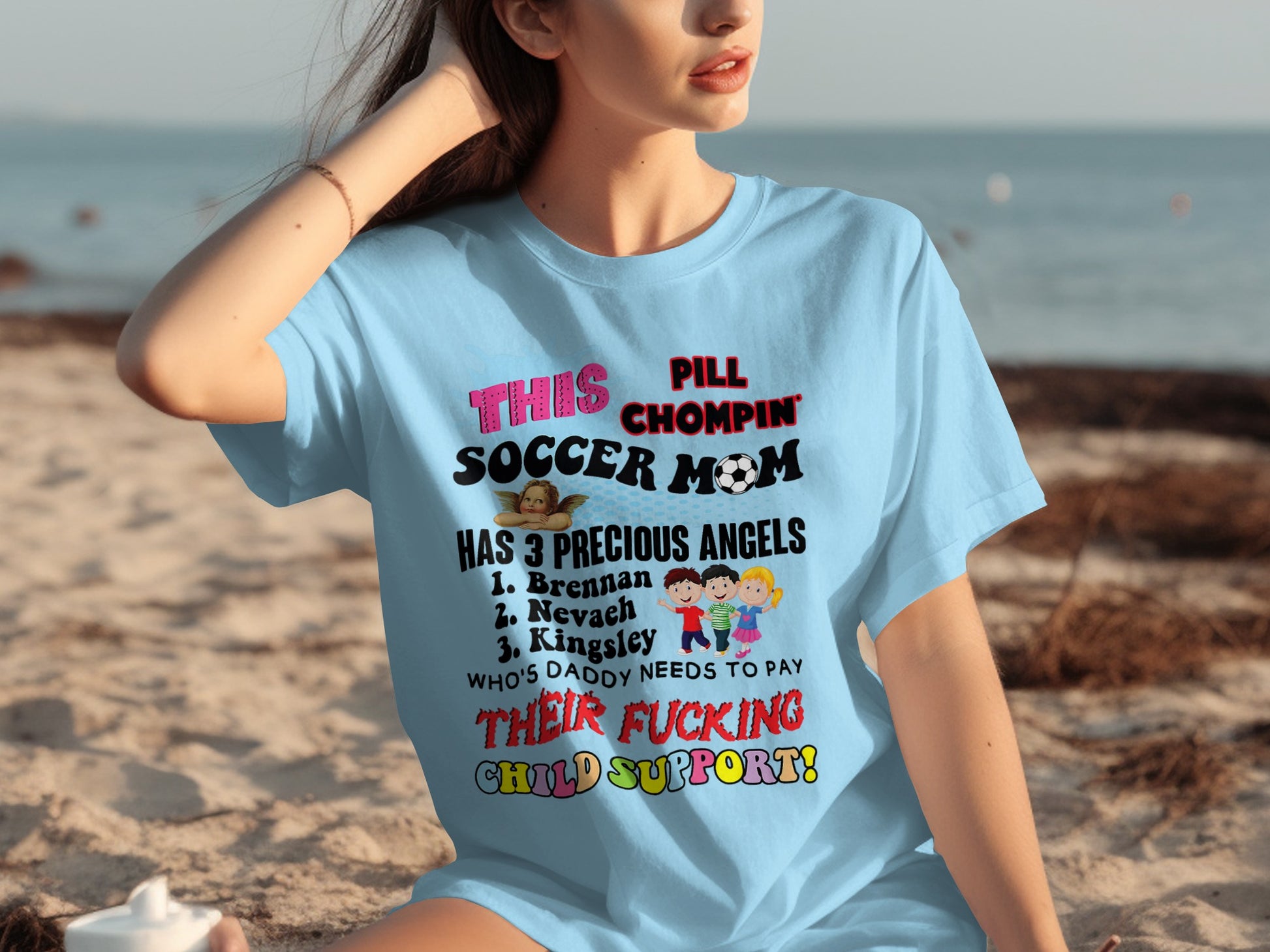This Pill Chompin Soccer Mom Graphic Tee