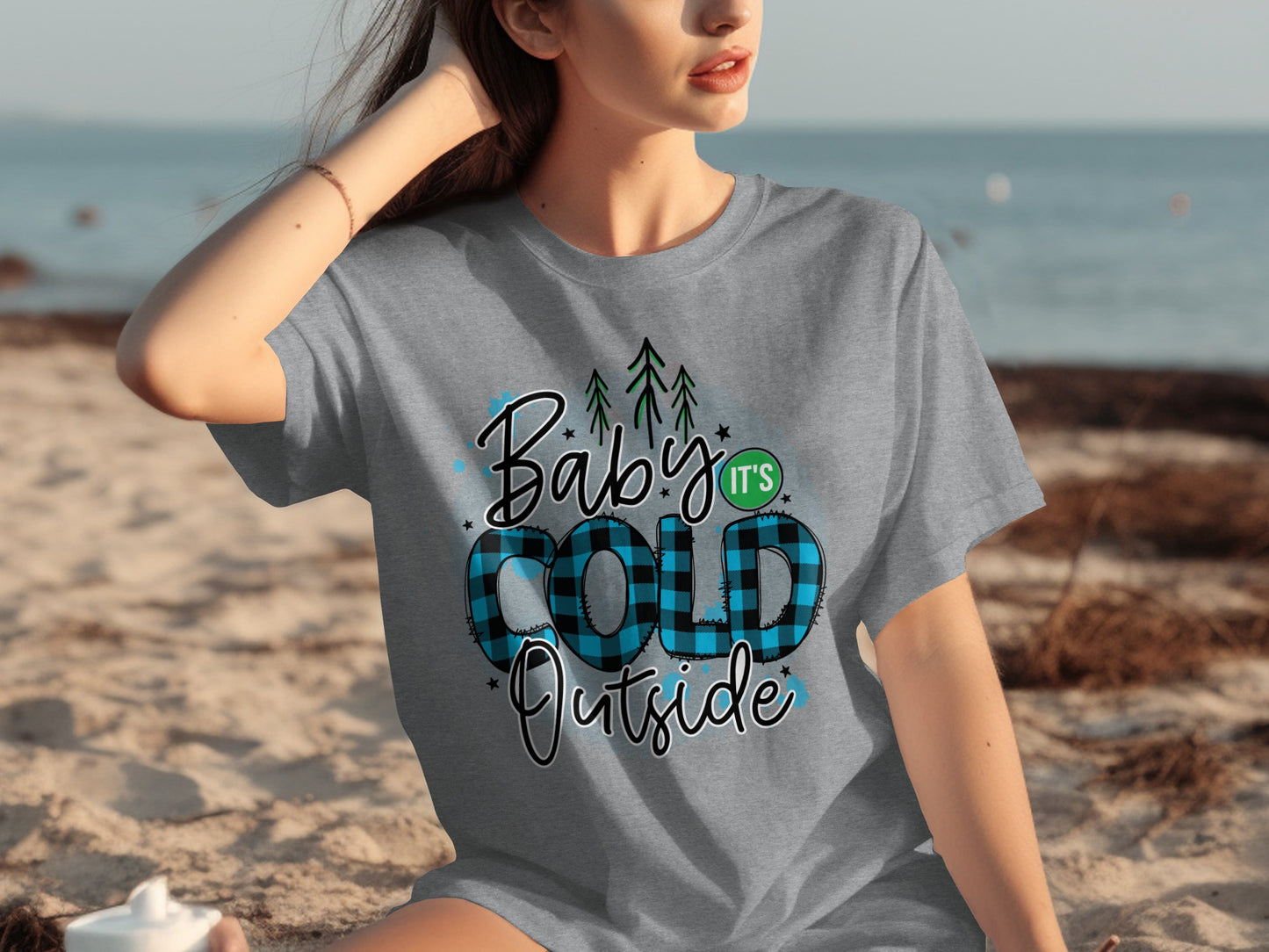 Baby It's Cold Outside Graphic Tee for Comfortable Wear