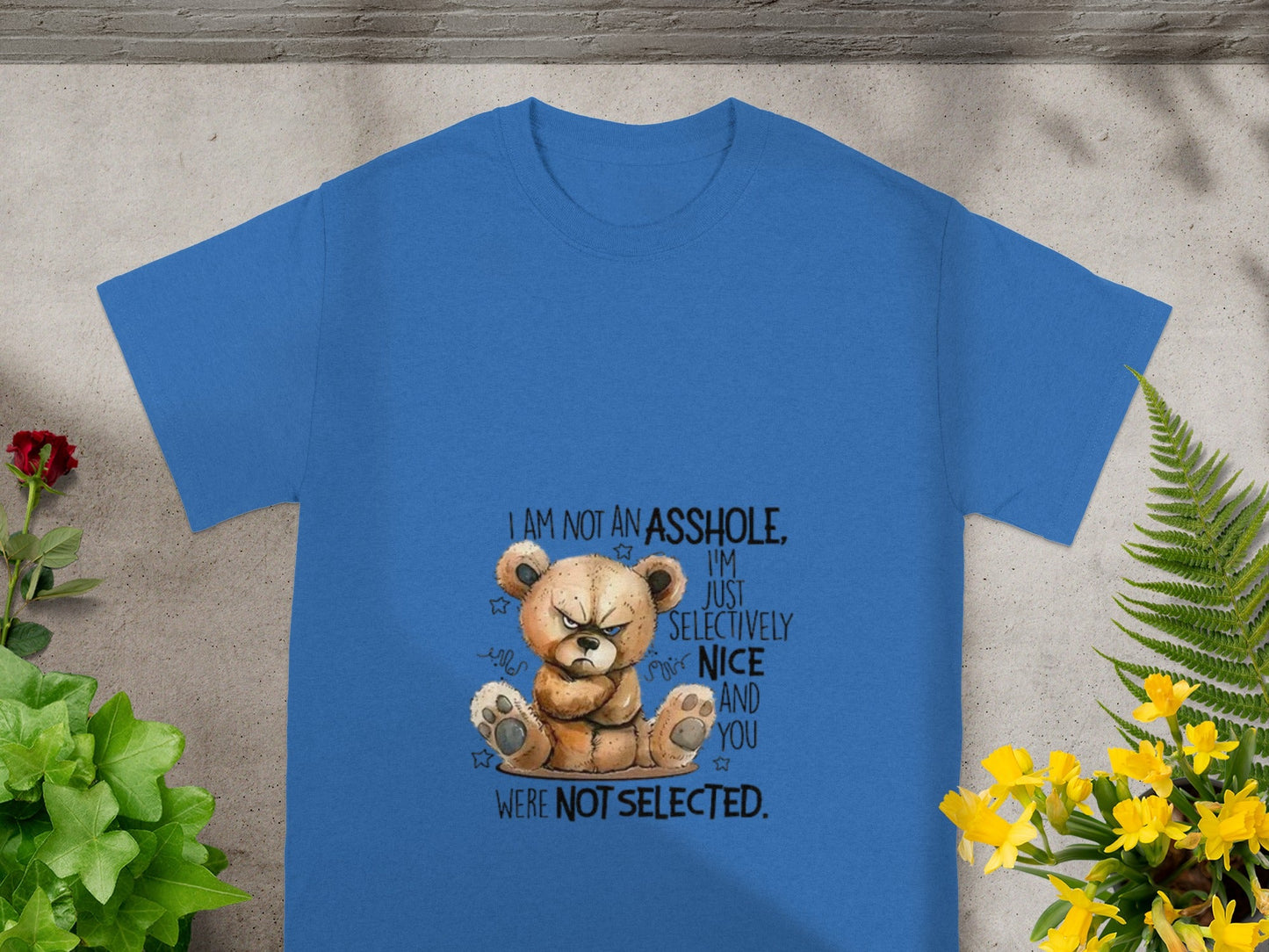 Funny Selectively Nice Teddy Bear T-Shirt