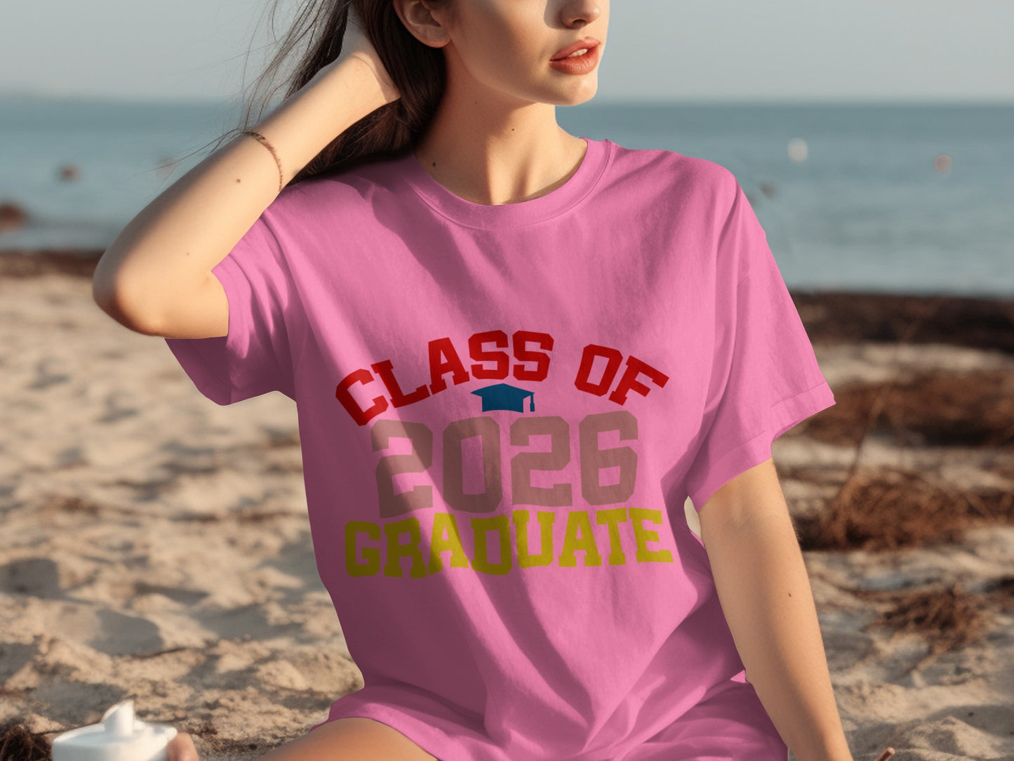 Class of 2026 Graduate T-shirt for beach days