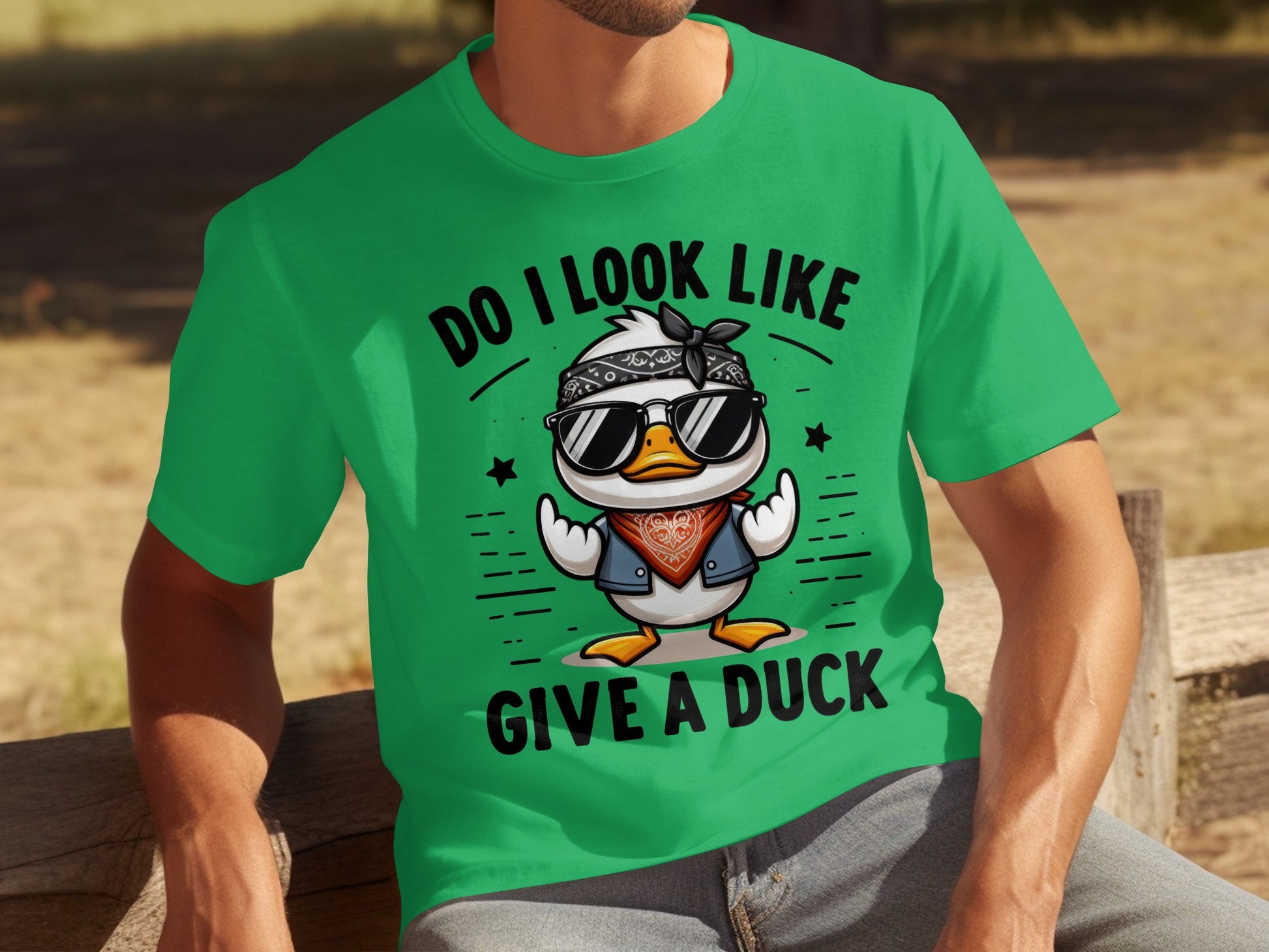 Do I Look Like Give A Duck Graphic Shirt for Men