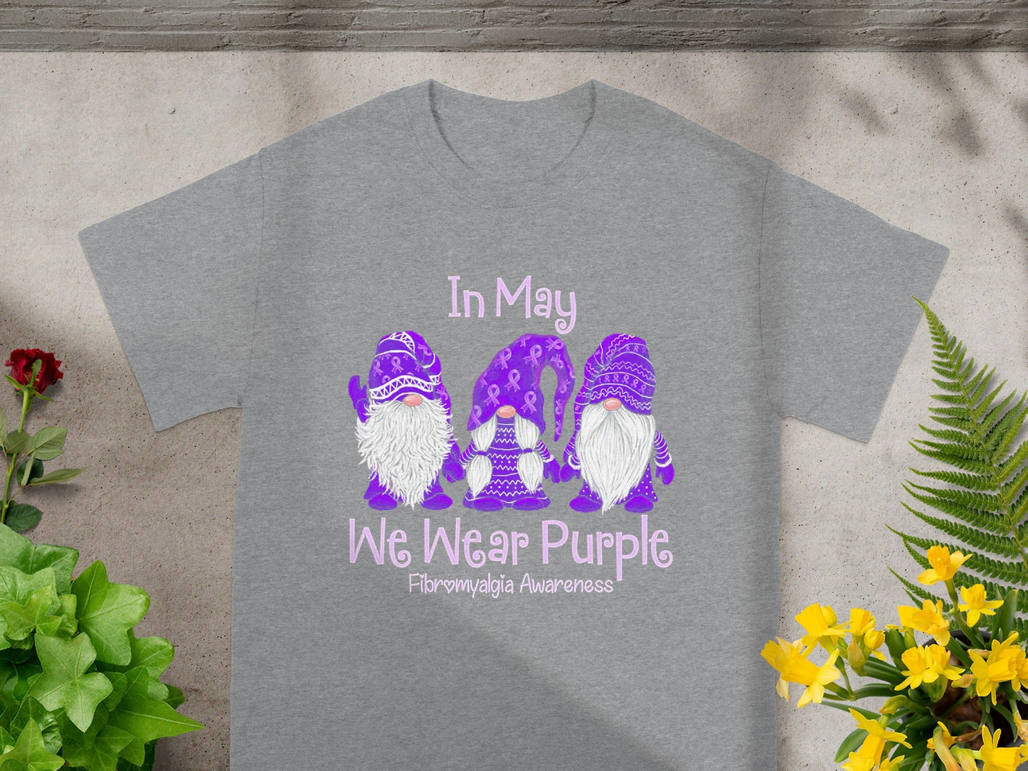 In May We Wear Purple Fibromyalgia Awareness Shirt
