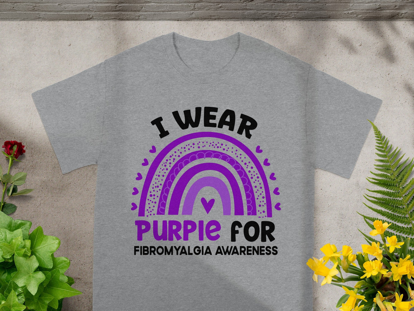 I Wear Purple for Fibromyalgia Awareness T-shirt