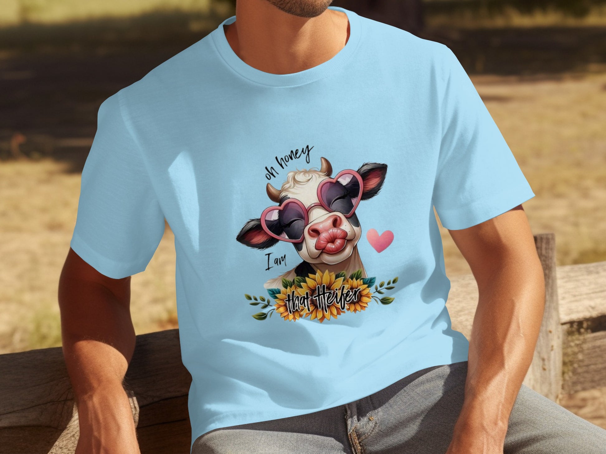 Oh Honey I Am That Heifer Funny Cow T-Shirt