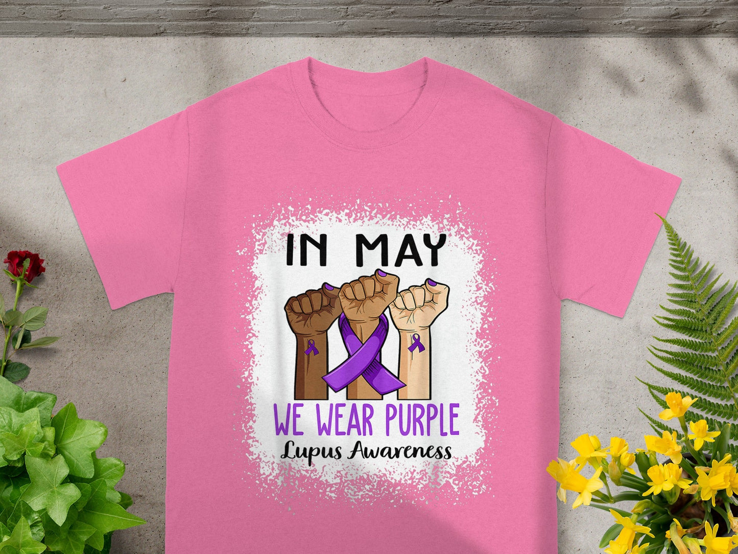 In May We Wear Purple Lupus Awareness T-Shirt