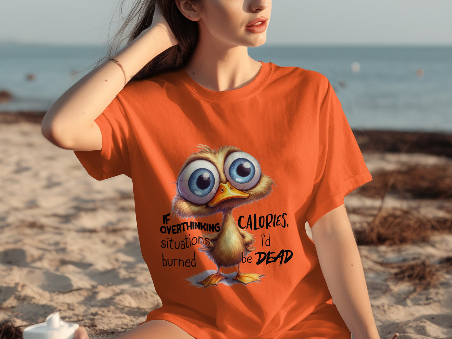 Funny Overthinking Situations Burned Calories T-shirt