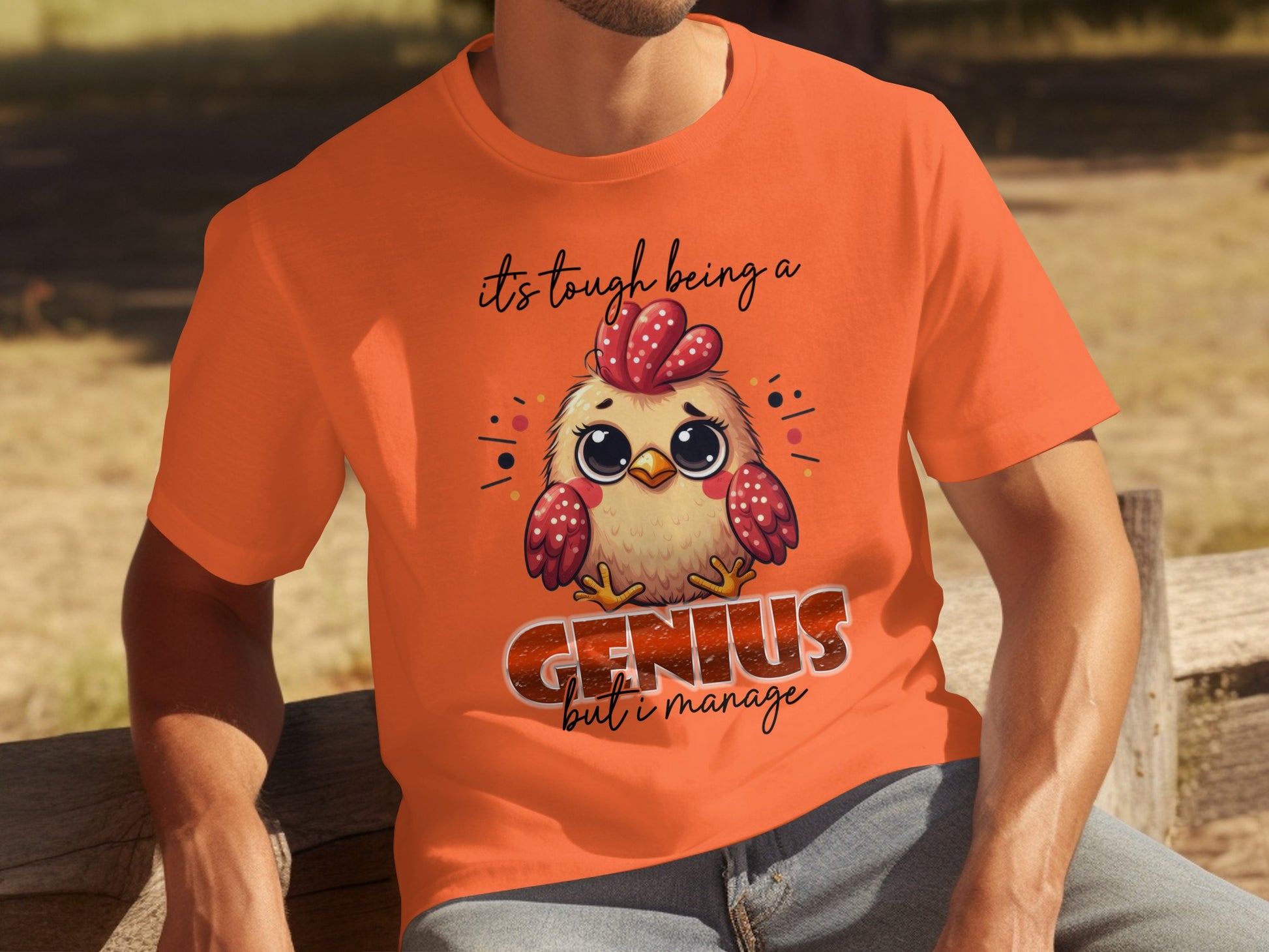 It's Tough Being A Genius But I Manage T-shirt