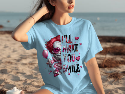 I'll Make You Smile Heart Balloon Artwork Shirt