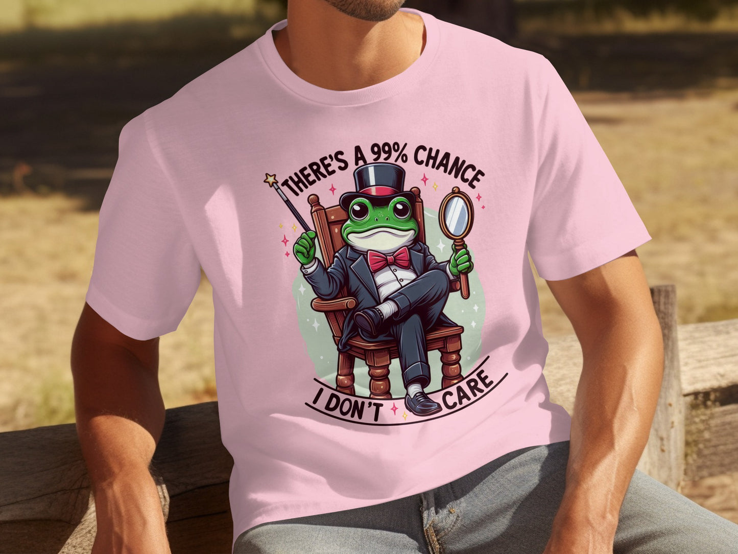 There's a 99% Chance I Don't Care Frog T-Shirt