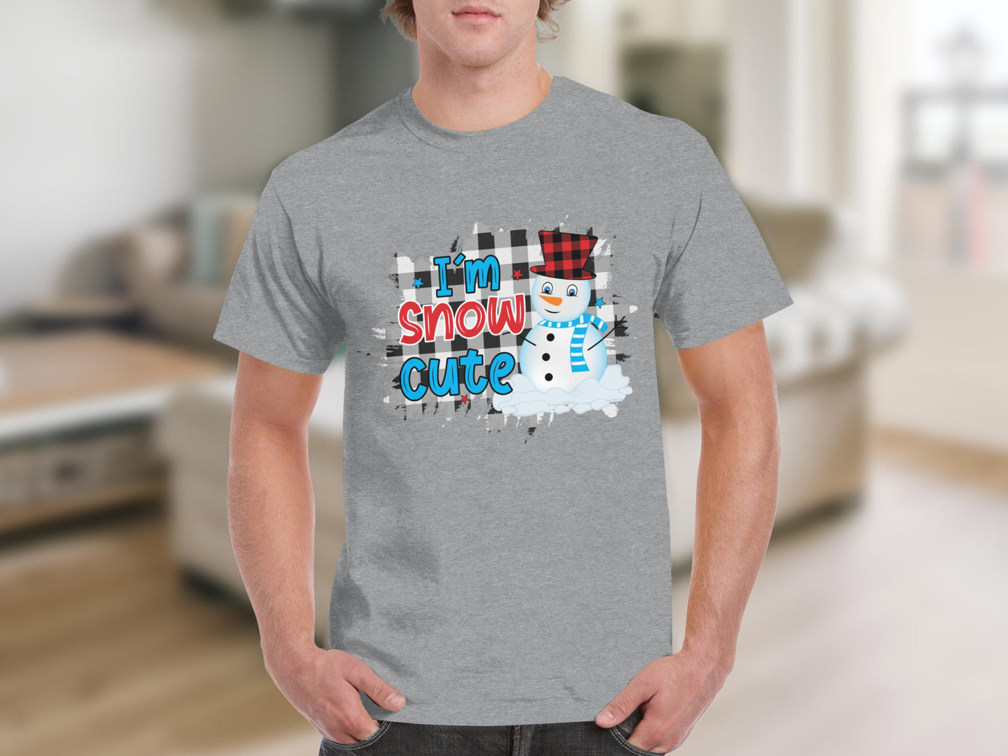 I'm Snow Cute Snowman Holiday Graphic T-Shirt