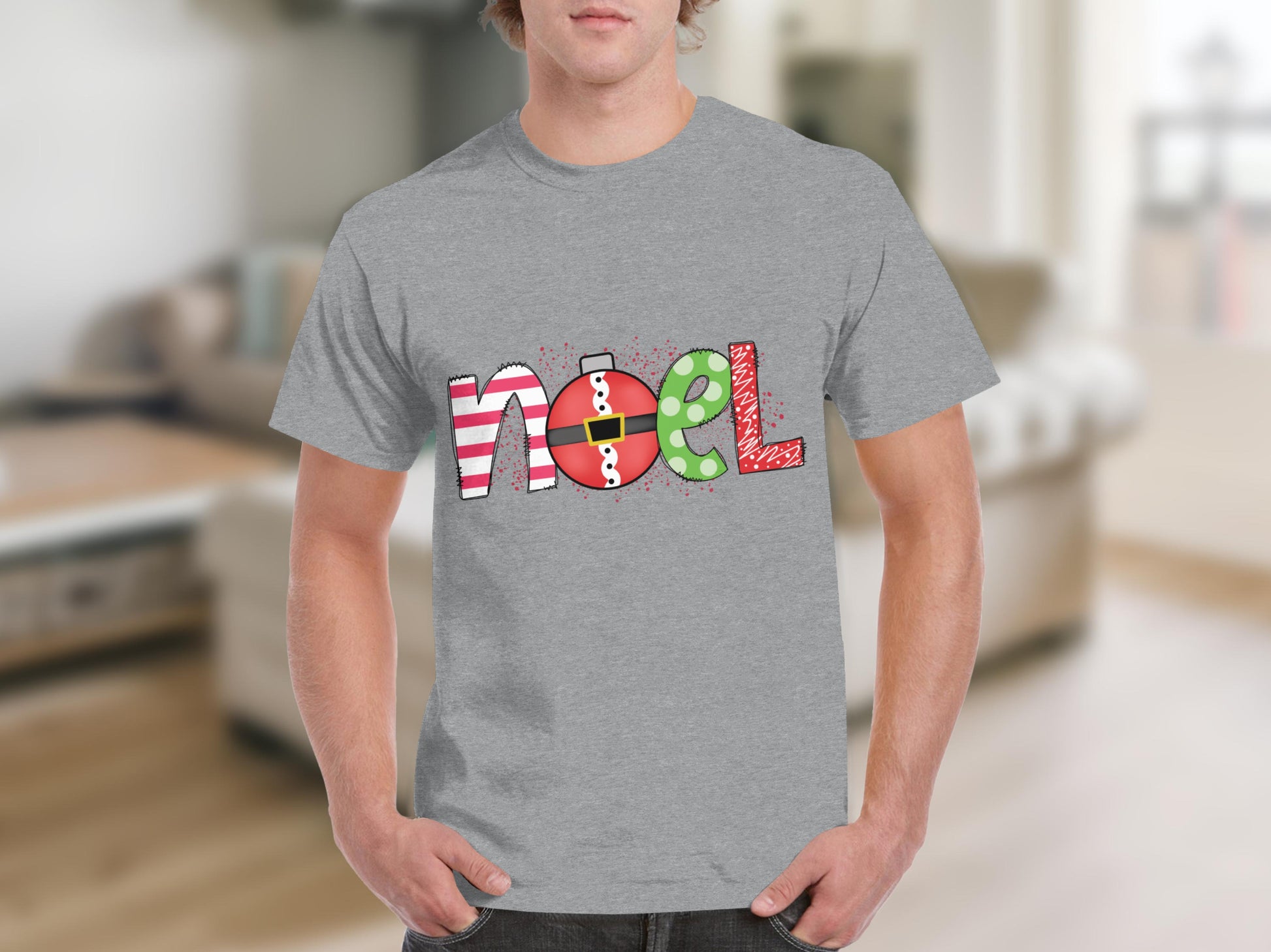 Noel Holiday Graphic T-Shirt Festive Christmas Tee